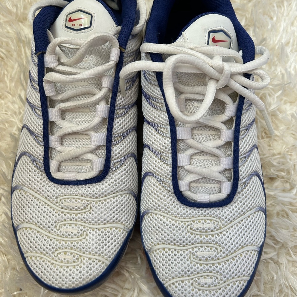 Nike Air Max Plus 2019 Blue and White Sneakers - Picture 7 of 8
